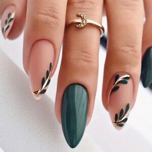 Beautiful press-on or glue-on nails.